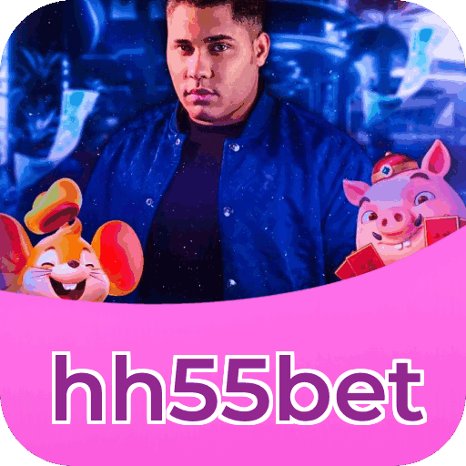 Interface do aplicativo hh55bet mostrando jogos disponíveis no iOS e Android